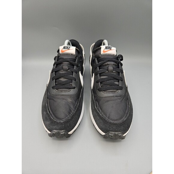 NIKE WAFFLE DEBUT MEN'S Size 8 SNEAKER CASUAL SHOES Black White DH9522-001 - Picture 2 of 11